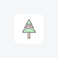 Futuristic Digital Christmas Tree icon

