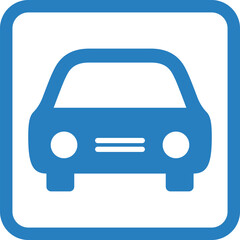 parking area for automobile in the public, parking lot sign