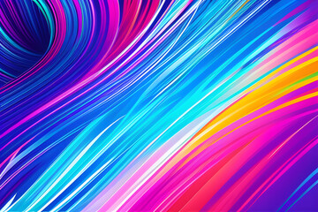 Obraz premium Fashion art background with fantasy bright combinations, lines, graphics. A symbol of creativity, youth, bright manifestation