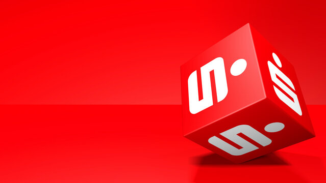 Sparkasse Logo W&uuml;rfel Dynamik Banner