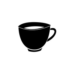tea cup vector type icon