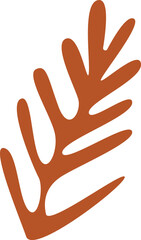 Abstract Leaf Symbol