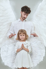 angel and girl
