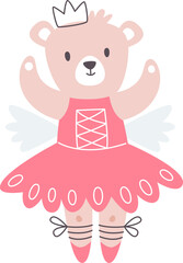 Bear Character Dancing