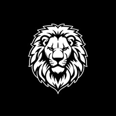 Obraz premium Lion | Minimalist and Simple Silhouette - Vector illustration