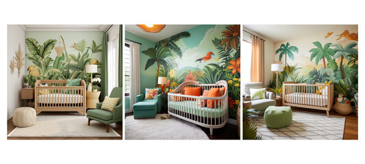 house tropical nursery interior design