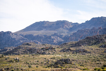 Fototapeta premium landscape with mountains