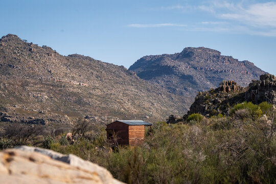 bird hide in the Cederberg mountains