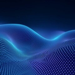 blue wave light screen gradient texture background abstract technology
