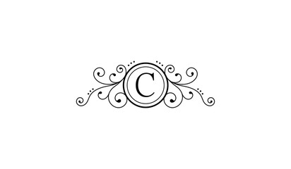 Luxury Logo Alphabet C