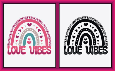 Mother's Day Love Vibes, Mama Blessed, Cute Mama, Mama is Blessed, Loved Vibes Rainbows, Mama Loved, Mama Loved, Boom Boom Cute,  SVG T-shirt Design.