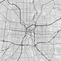 Obraz premium Map of San Antonio, USA