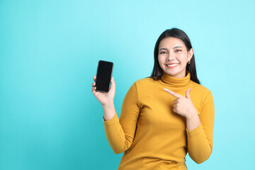 Naklejka premium Cute Asain Woman