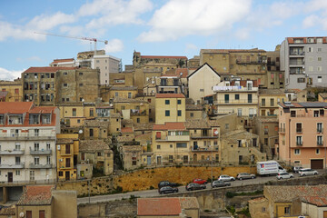 Old city of Enna, Sicily, Italy