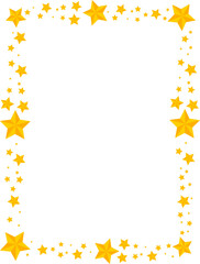 Stars frame border decoration
