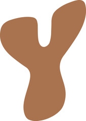 Y Letters Retro Wavy Text Alphabet Groovy Font