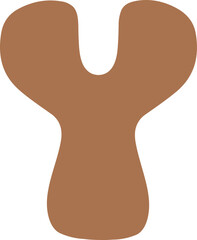 Y Letters Retro Wavy Text Alphabet Groovy Font