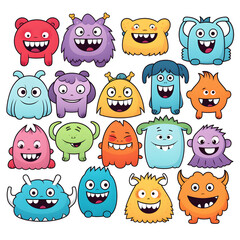 Obraz premium Cute monsters - Serie 5