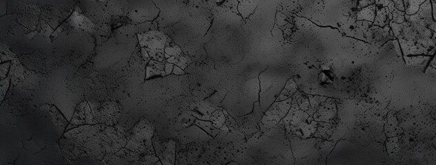 Dark black cement texture background. generative ai - obrazy, fototapety, plakaty