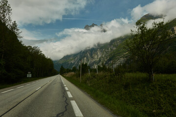 Motorhome trip on the roads of the Provence-Alpes-C&ocirc;te d'Azur region, &Eacute;crins National Park, Brian&ccedil;on, Alpes... France