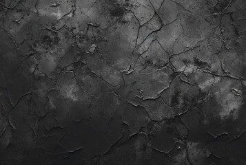 Obraz premium Dark black cement texture background. generative ai