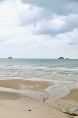 Cloudy Sky Over Beach Near Hua Hin, Thailand
