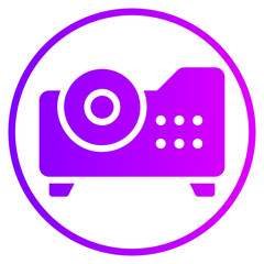 projector gradient icon