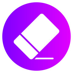 eraser gradient icon