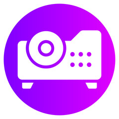 projector gradient icon