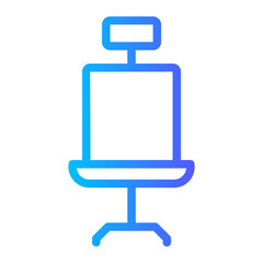 chair gradient icon
