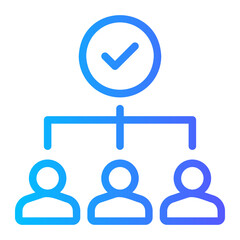 decision gradient icon