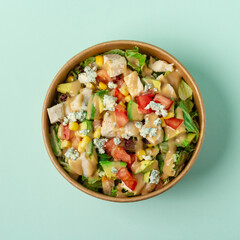 Delight in our Salad Bowl with fresh, crisp vegetables and a wholesome, flavorful sauce. A delectable, healthy choice for your vibrant lifestyle.