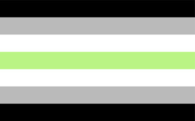 Obraz premium Agender pride flag LGBT community,flat design vector.