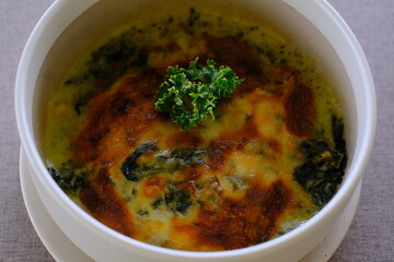 Baked Spinach with Cheese