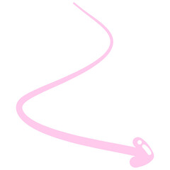Multi direction pink cute arrow. designed for website, reports, worksheets and templates.