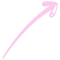 Multi direction pink cute arrow. designed for website, reports, worksheets and templates.