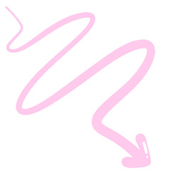 Obraz premium Multi direction pink cute arrow. designed for website, reports, worksheets and templates.