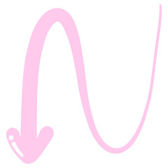 Multi direction pink cute arrow. designed for website, reports, worksheets and templates.