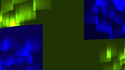 Fototapeta na wymiar Abstract geometric texture green blue background