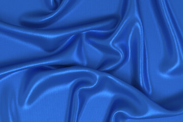 Obraz premium Smooth Elegant Silk or Satin Luxury Cloth Texture. 3D Render Illustration.