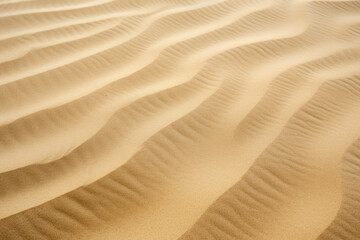 Fototapeta na wymiar Sand Waves Dune Background AI Generated