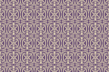 Abstract monochrome seamless pattern. Ornate decorative repeating pattern for your design projects and printing.