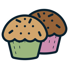 cupcakes illustration