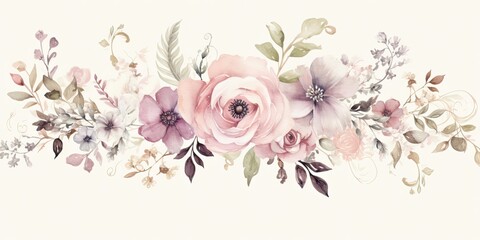 Fresh and Vibrant: Watercolor Floral Backgrounds You'll Love  Generative AI Images