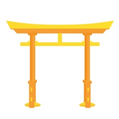 Torii sacred traditional gate Japan shintoism religion.