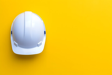 photo white construction hat ai generated