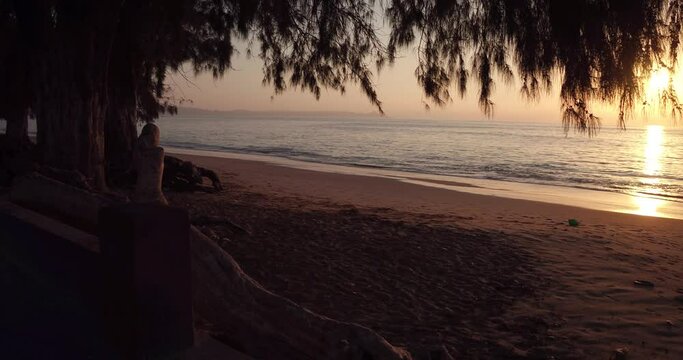 Sunset on the beach Benguela Province Benguela Angola