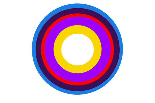 abstract colorful circle