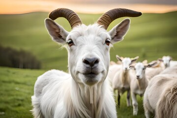 Obraz premium portrait of a goat