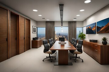 interior of a modern office